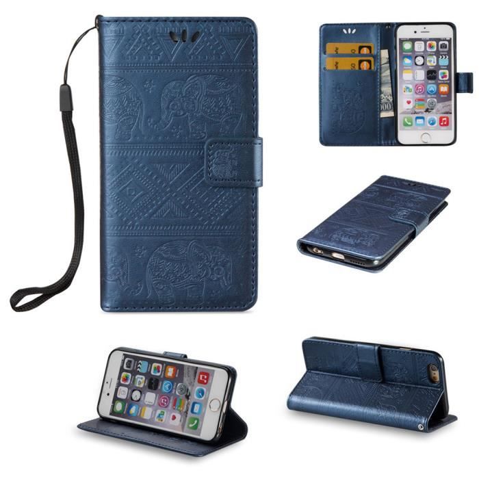 coque iphone 6 portefeuille bleu coque iphone 6 portefeuille bleu