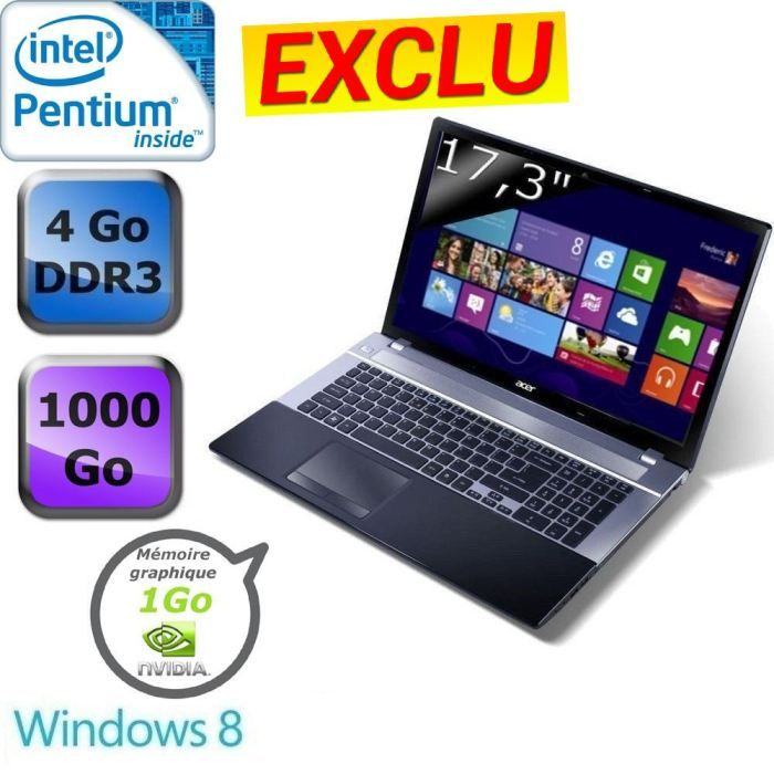 Acer Aspire V3 731G B9604G1TMakk   Achat / Vente ORDINATEUR PORTABLE