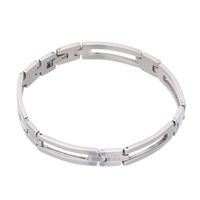 BRACELET - GOURMETTE RÊVE DE DIAMANTS Bracelet Acier & Or 750° Homme BRACELET - GOURMETTE RÊVE DE DIAMANTS Bracelet Acier & Or 750° Homme