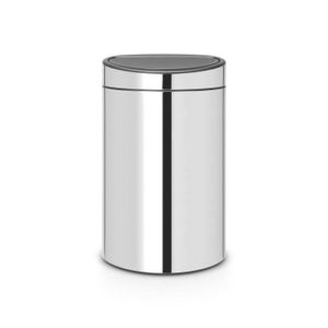 BRABANTIA Poubelle Touch Bin New Recycle 10 + 23 L gris