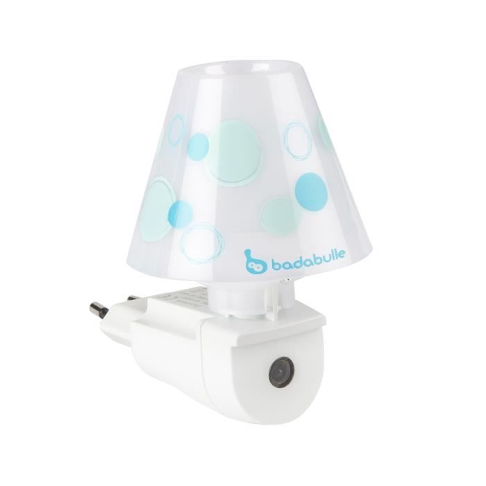 BADABULLE Veilleuse Abat Jour Bleue