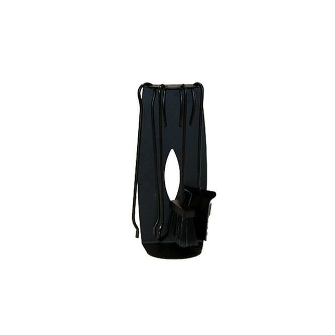 DELTA Serviteur Vasco en acier noir avec 4 accessoires