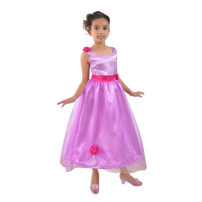 CESAR Déguisement Princesse Léa - Satin - Roses