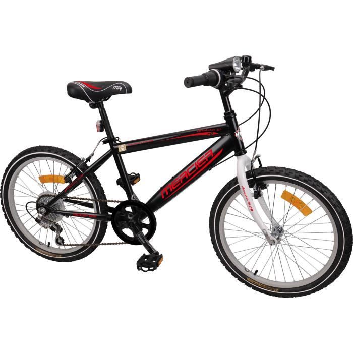 MERCIER VTT Rigide 20'' Enfant Garçon 7/9 ans