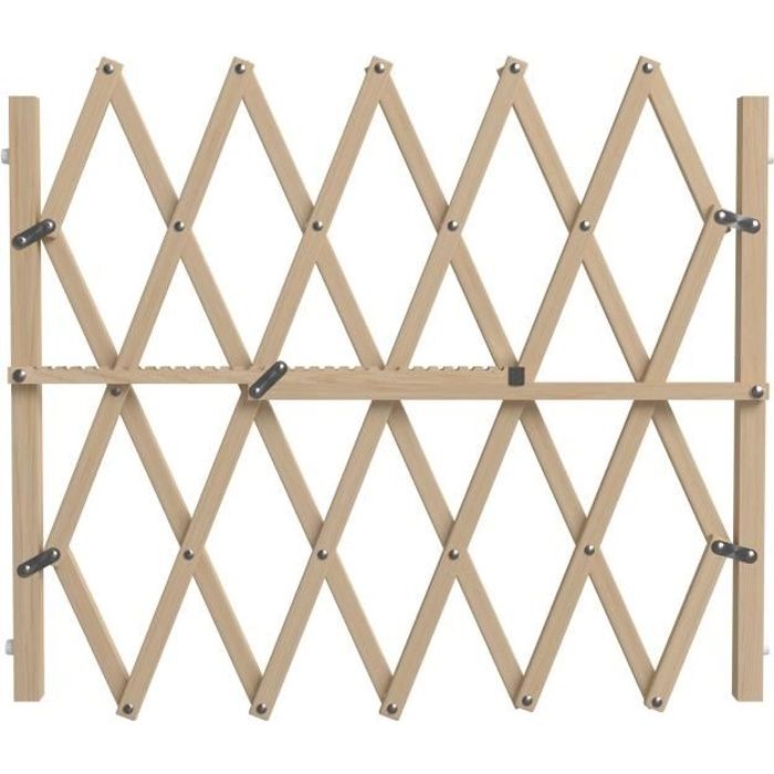 NORDLINGER PRO Barrière Pressfix extensible en bois - Pour chien