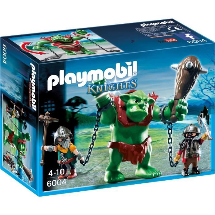 Playmobil  - Soldats nains avec troll - 6004