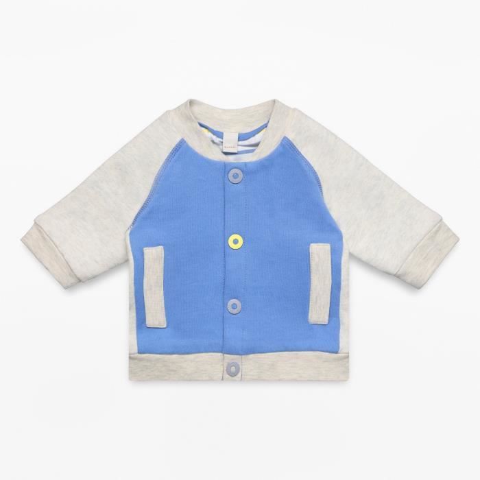 ESPRIT Veste Cardigan Chambray Bleu Bébé Garçon