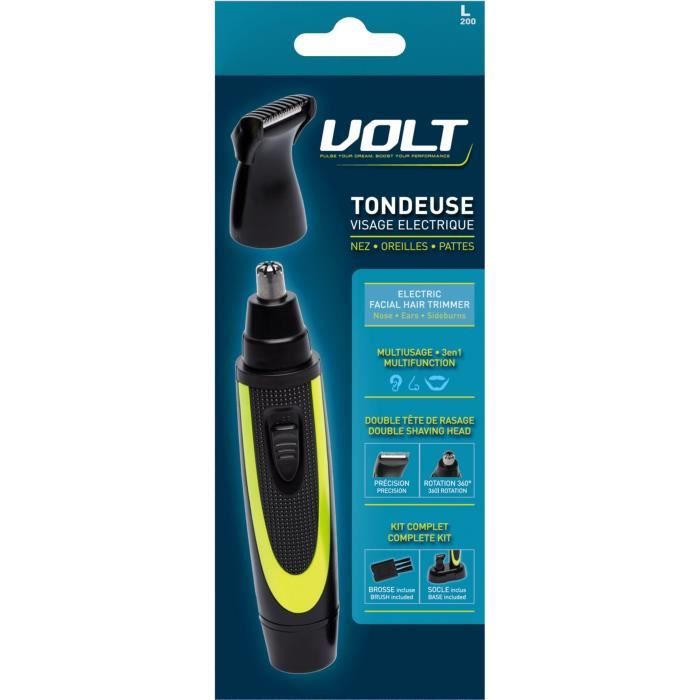 VOLT Tondeuse visage pour Homme nez-oreilles-pattes