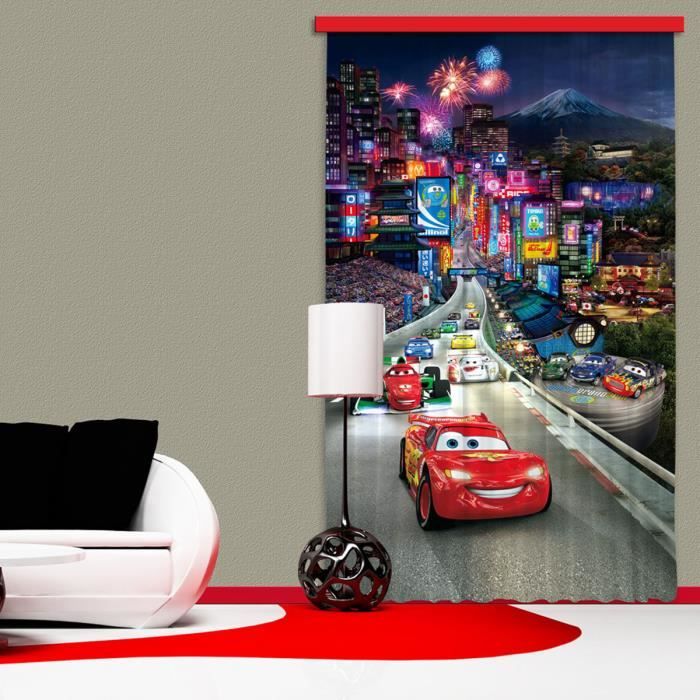 Rideaux Cars 2 Disney-Occultant : 140x245 cm - Achat / Vente rideau ... Rideaux Cars 2 Disney-Occultant : 140x245 cm - Achat / Vente rideau ...