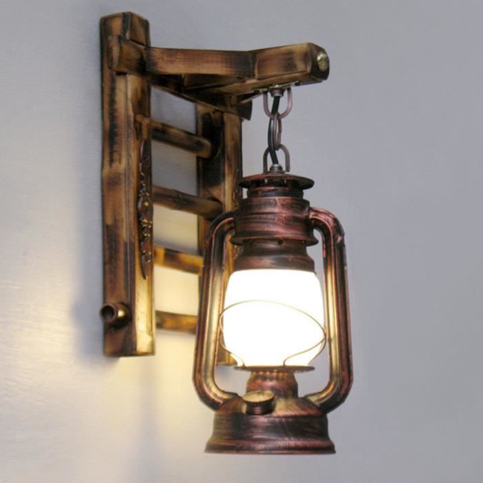Glamlampes Murales Déchelle Lanterne Vintage De Grange Appliques