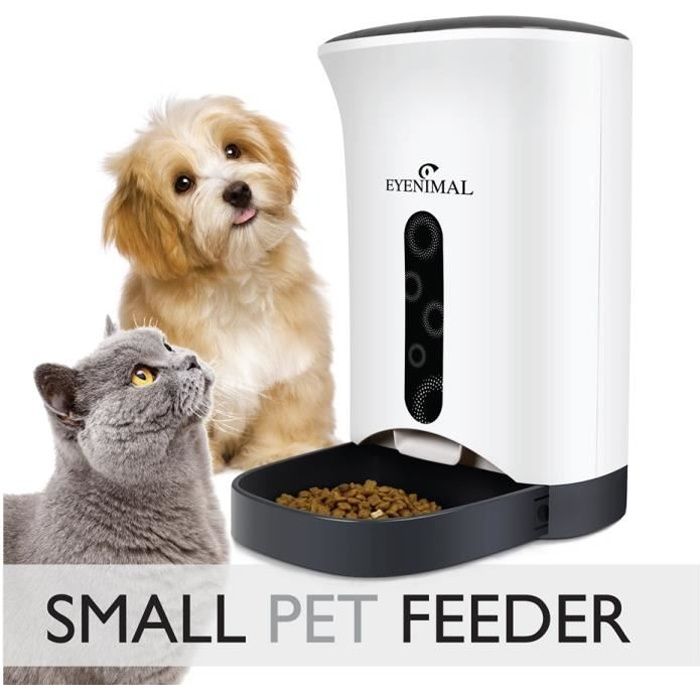 EYENIMAL Small Pet Feeder Distributeur de nourriture Pour chats et