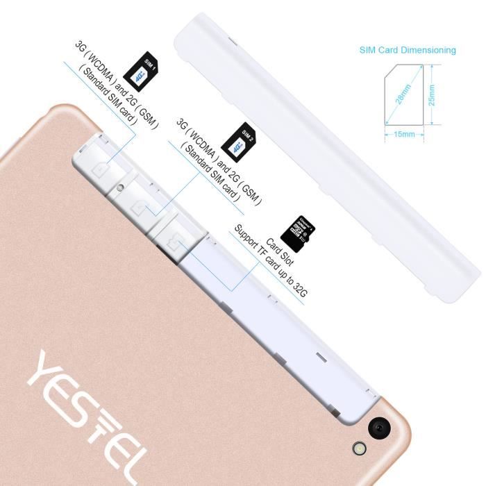 Tablettes-10.1 pouces-Android 8.0-4G LTE  X2 tablettes3