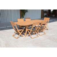 SALON DE JARDIN Ensemble de mobilier de jardin 6 places - 1 table SALON DE JARDIN Ensemble de mobilier de jardin 6 places - 1 table