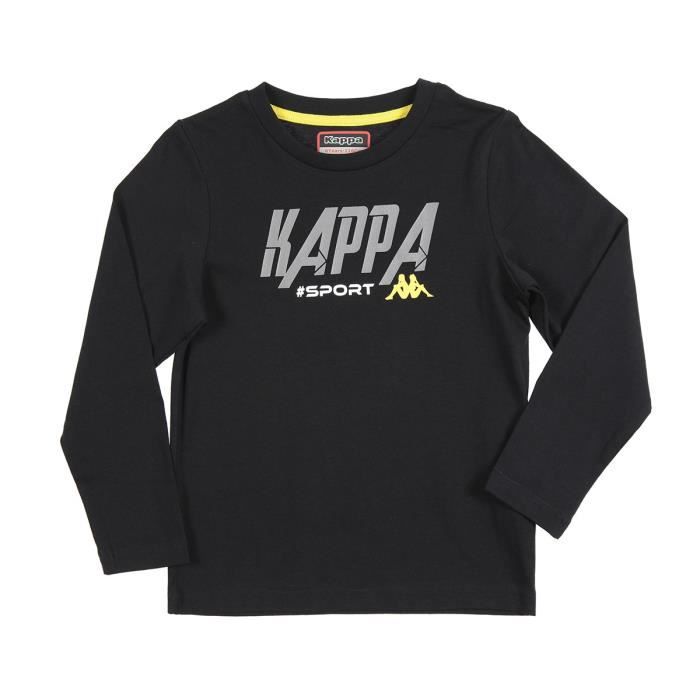 KAPPA T-shirt Martial - Enfant - Noir