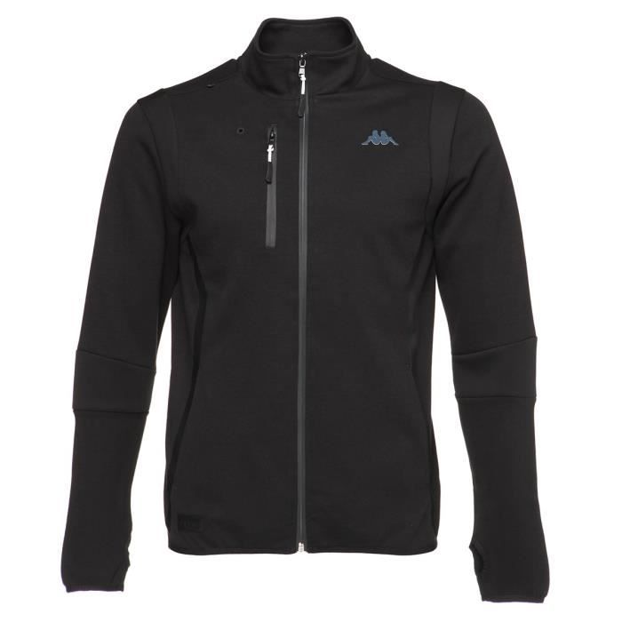 KAPPA Sweat-shirt Stefano - Homme - Noir