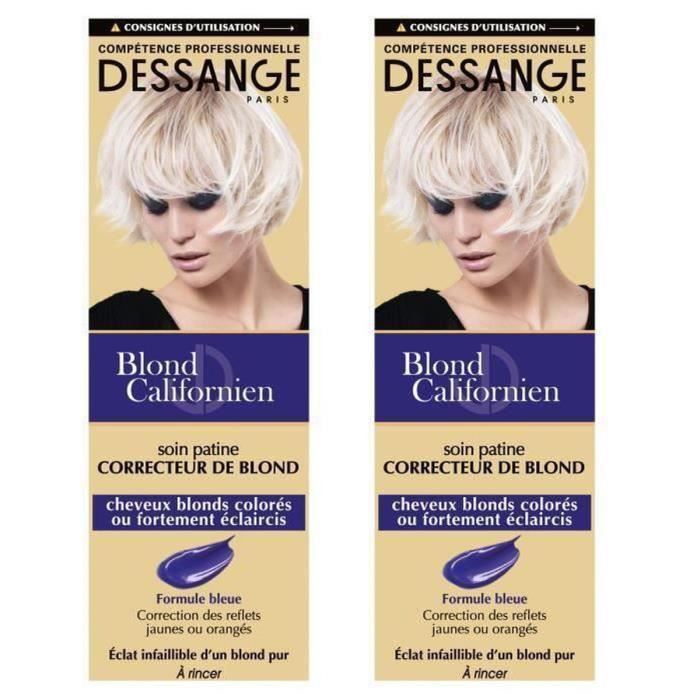 DESSANGE Blond Californien - Soin patine correcteur de blond - 125 ml (Lot de 2)