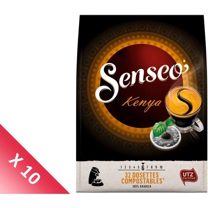 320 dosettes SENSEO Séléction Kenya Café 32