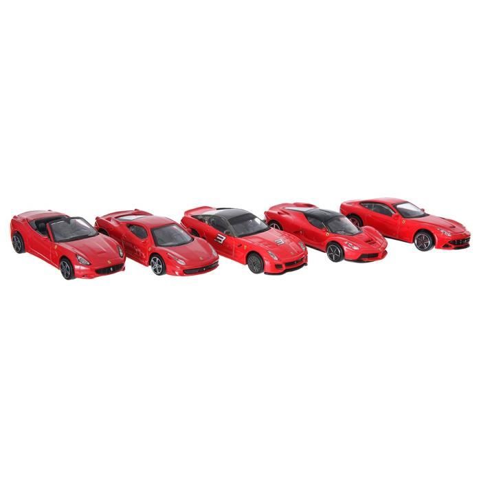 BURAGO Pack 5 voitures Ferrari 1/43ème