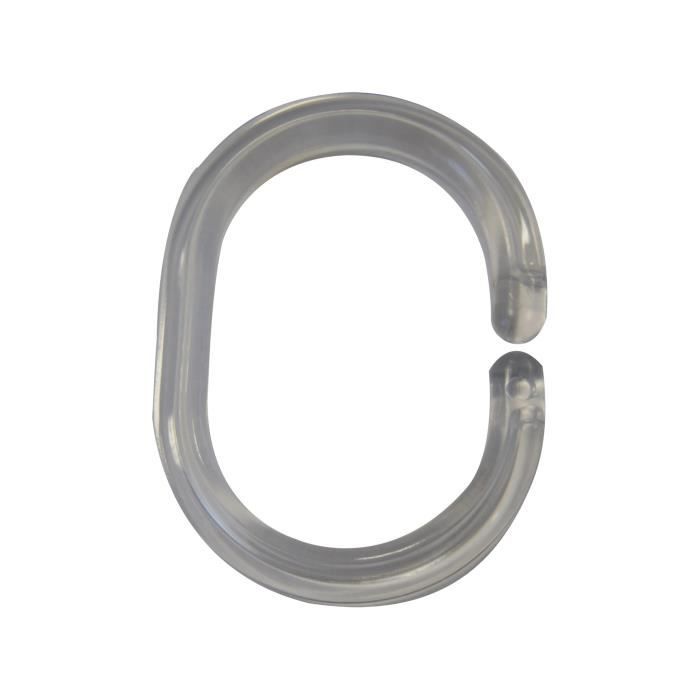 RIDDER Anneaux pour rideaux, 12 pièces