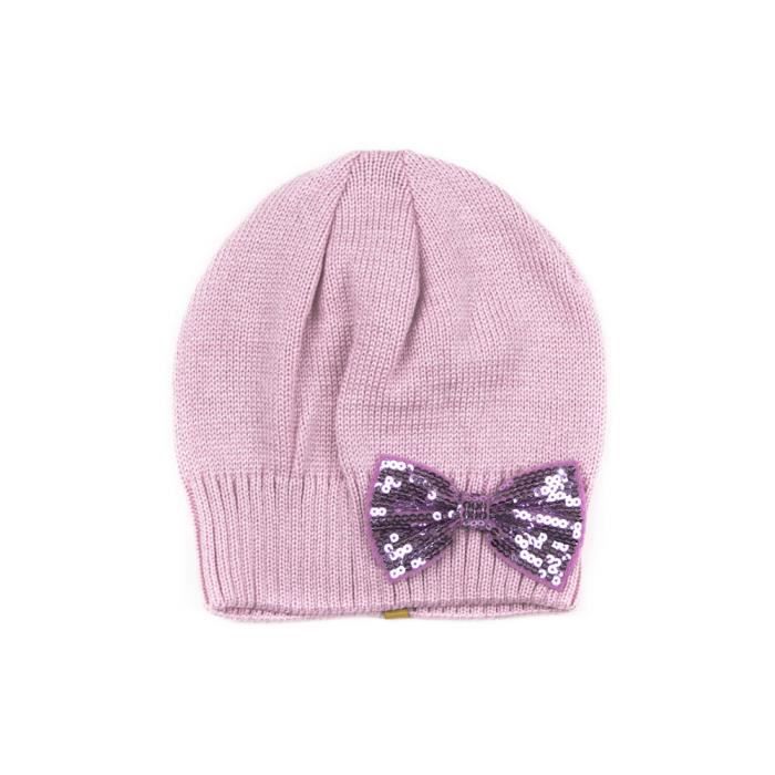 RUSTY Bonnet Bow Beanie H10 OSFM - Femme - Mauve