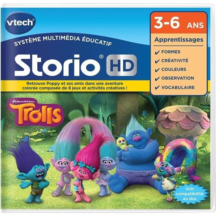 VTECH Jeu Hd Storio Trolls