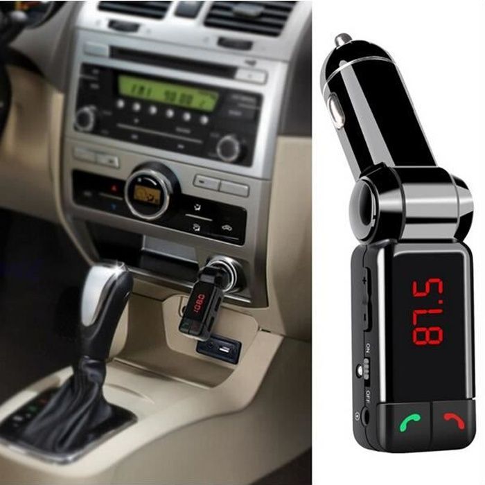 Bluetooth FM de voiture Transmetteur voiture lecteur MP3 avec affichage
