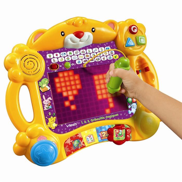 Vtech 1.2.3 Gribouillis Magiques   Achat / Vente ARDOISE TABLEAU 1.2.3