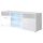 KORA Meuble TV contemporain blanc brillant - L 150