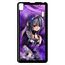 Coque Pour Smartphone Plastique Noir Lenovo A7000 Manga Fille Violet