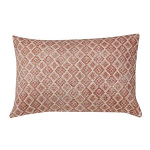 COUSSIN Coussin Sahari - 100% coton - 40 x 60 cm - Rouge r