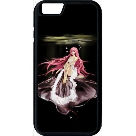 Coque Apple Iphone 6s Manga Fille Cheveux Rose