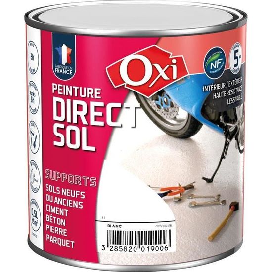Oxi Peinture Direct Sol 500ml Blanc Achat Vente Peinture
