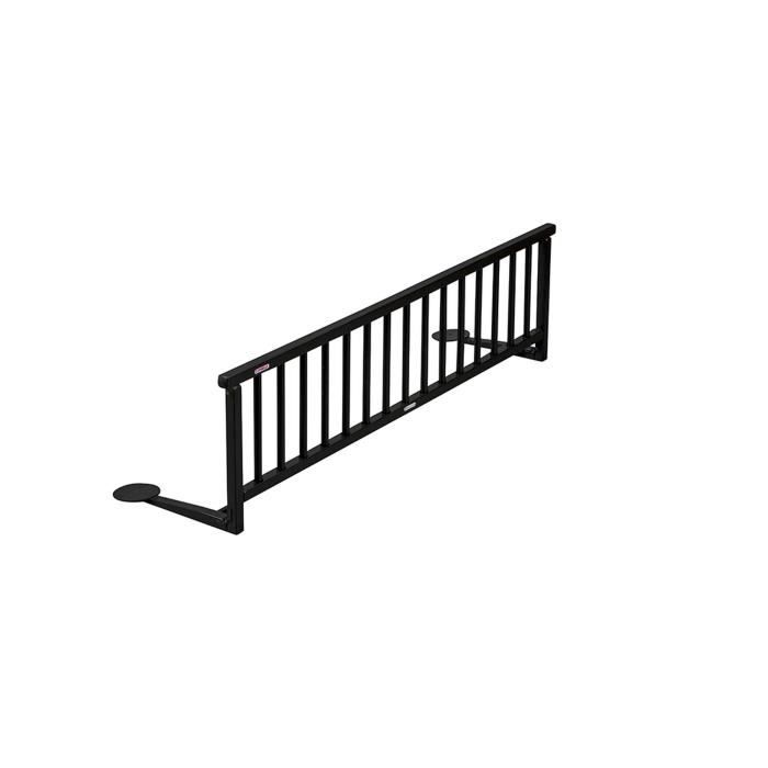 COMBELLE Barrière de lit enfant - Noir laqué