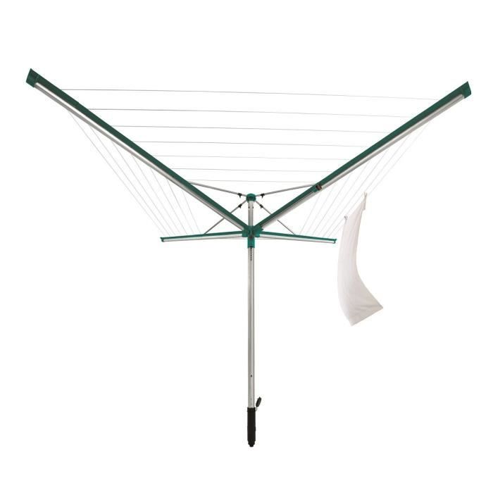 LEIFHEIT Séchoir à linge rotatif Linomatic 400 Deluxe - L 1,86 m - Vert