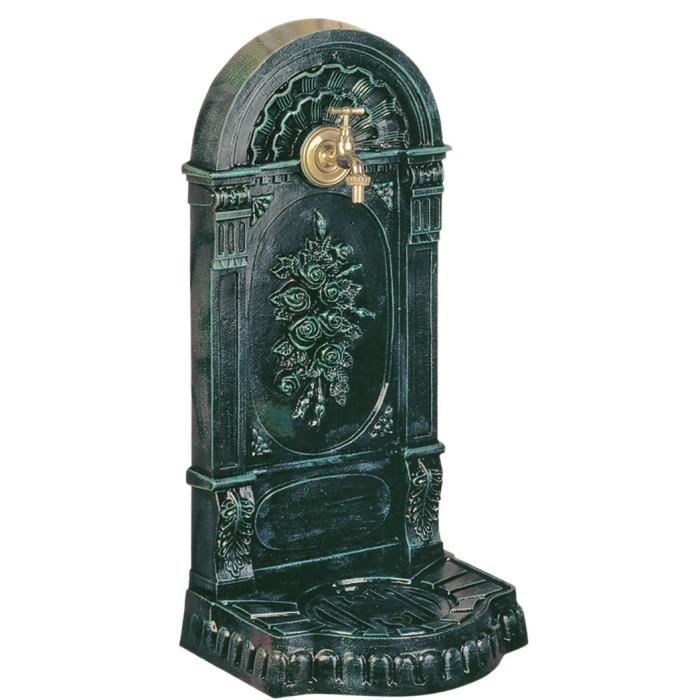 Fontaine de jardin en fonte verte  Achat / Vente Fontaine de jardin en