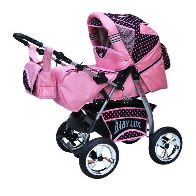 poussette rose bebe