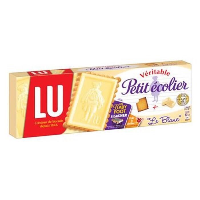 Lu Petit Ecolier biscuits au chocolat nlanc 150g Achat / Vente