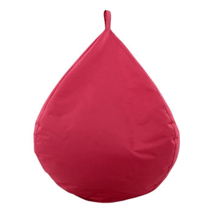 pouf poire géant big mama intérieur-extérieur (90x92cm) framboise