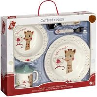 ENSEMBLE REPAS SOPHIE LA GIRAFE Coffret repas bébé Kiwi - 5 pièce ENSEMBLE REPAS SOPHIE LA GIRAFE Coffret repas bébé Kiwi - 5 pièce