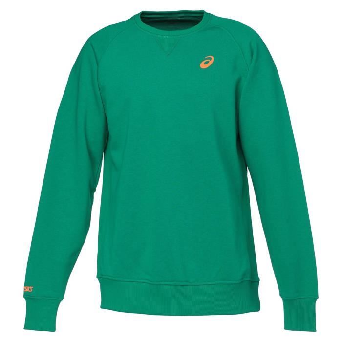 ASICS Pull Crew Homme - Vert