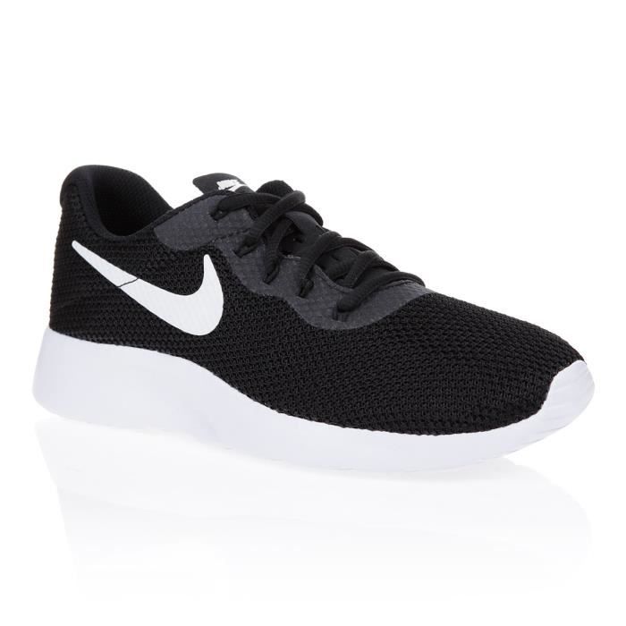NIKE Baskets Tanjun Racer - Femme - Noir et Blanc