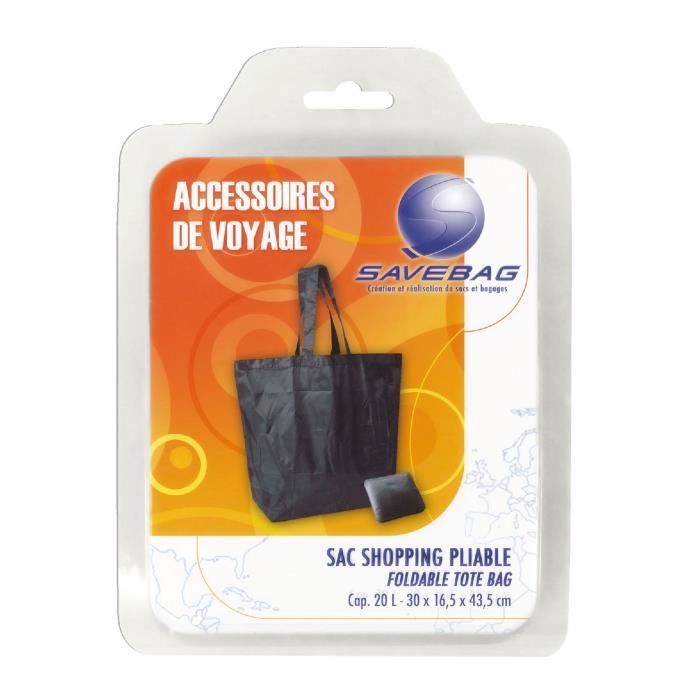 SAVEBAG Sac de shopping - Noir