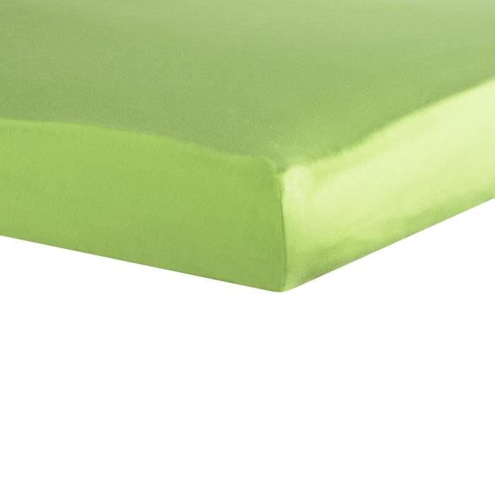 TROIS KILOS SEPT Drap housse - 40x80 cm - Vert