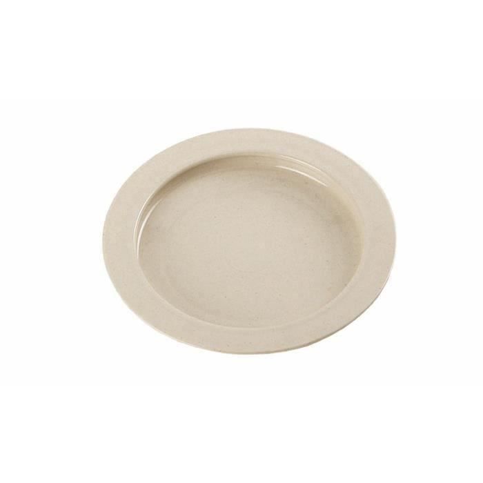 VITILITY - Assiette à bord relevé Pearl