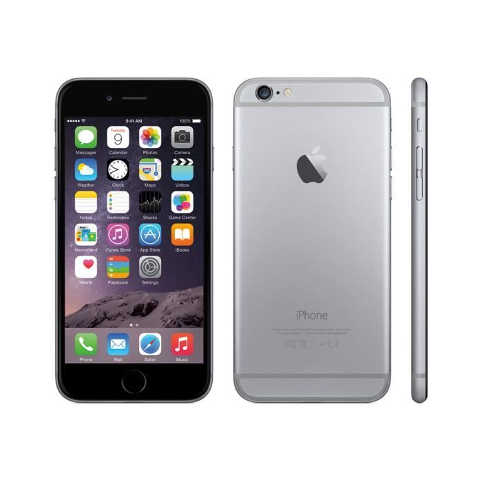 IPHONE 6 NOIR 16 GO ETAT PARFAIT - Achat smartphone recond. pas cher, avis et meilleur prix