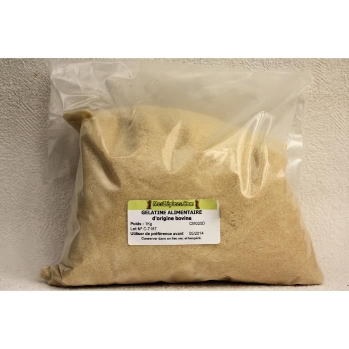 Gélatine alimentaire (150 bloom) bovine poudre … - Achat / Vente