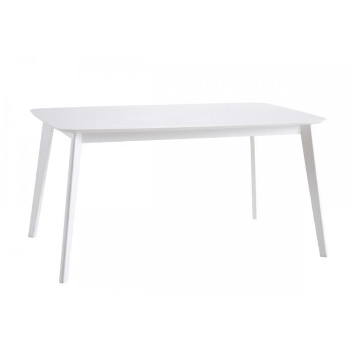 Table salle à manger rectangulaire blanche Memphis - Achat / Vente ... Table salle à manger rectangulaire blanche Memphis - Achat / Vente ...