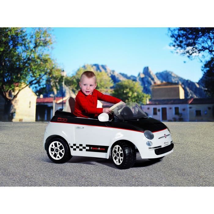 Peg Perego Voiture Electrique Enfant Fiat 500 Blanche 12