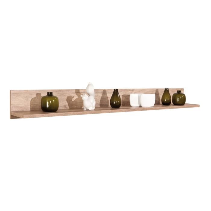 Etagère Murale Volupto Chêne Brut Achat Vente Etagère Murale