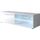 KORA Meuble TV contemporain blanc brillant - L 118